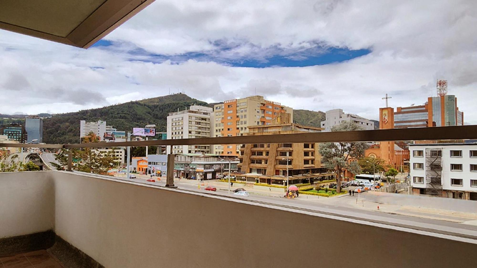 Bogota Plaza Hotel Exterior photo View of the city from the hotel